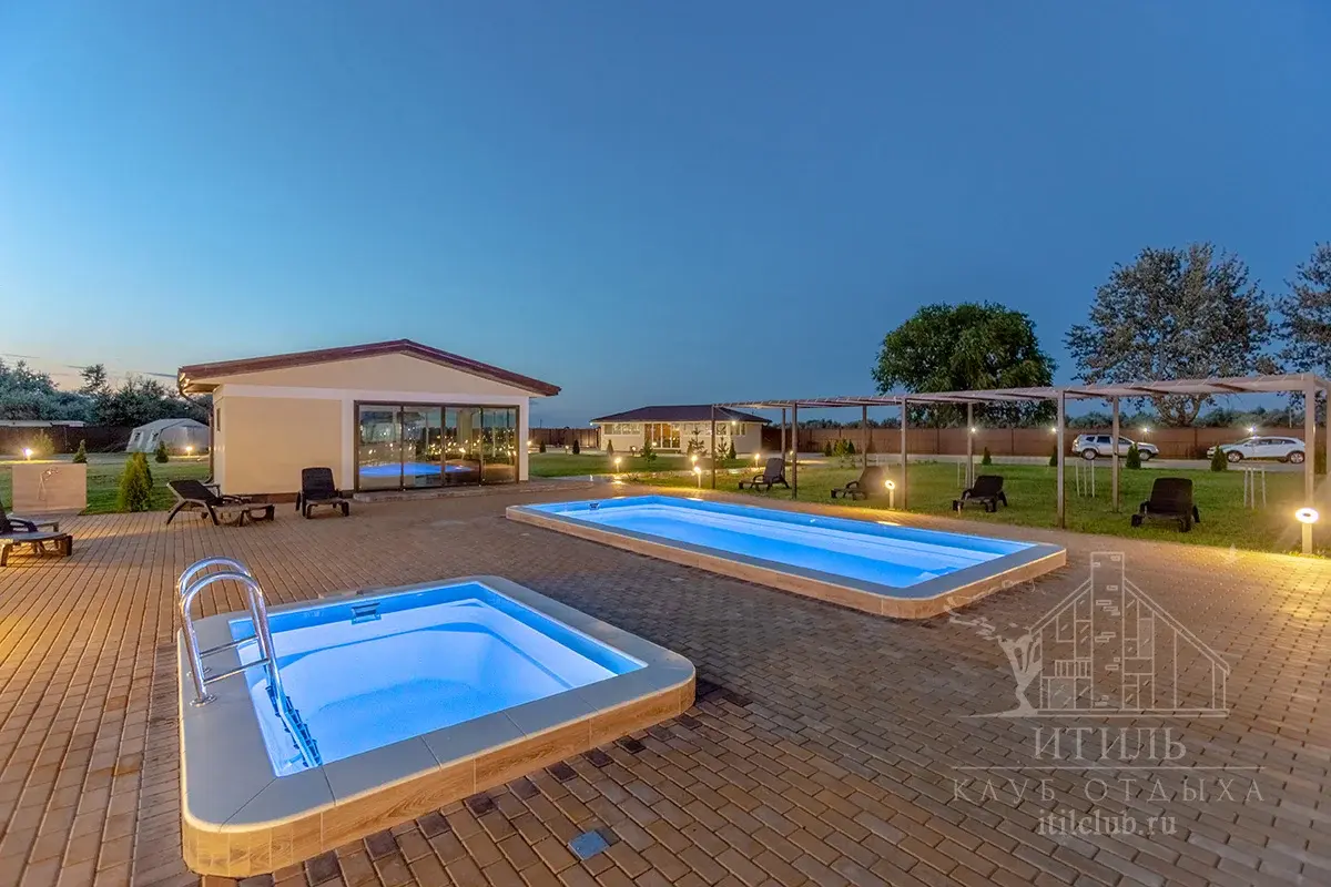 Композитная купель Laguna 3 — установка в Норильске